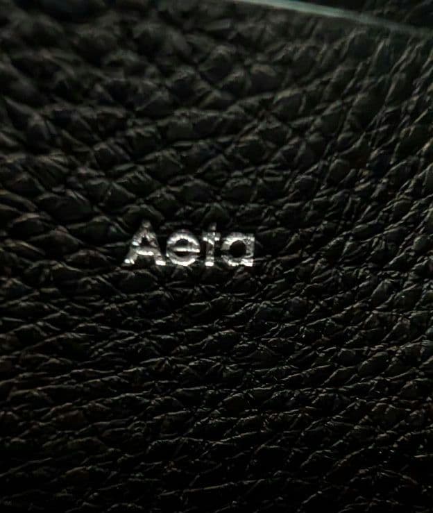 【美品】Aeta ハンドポーチ ハンドバッグ ボンサック 巾着 巾着型バッグ