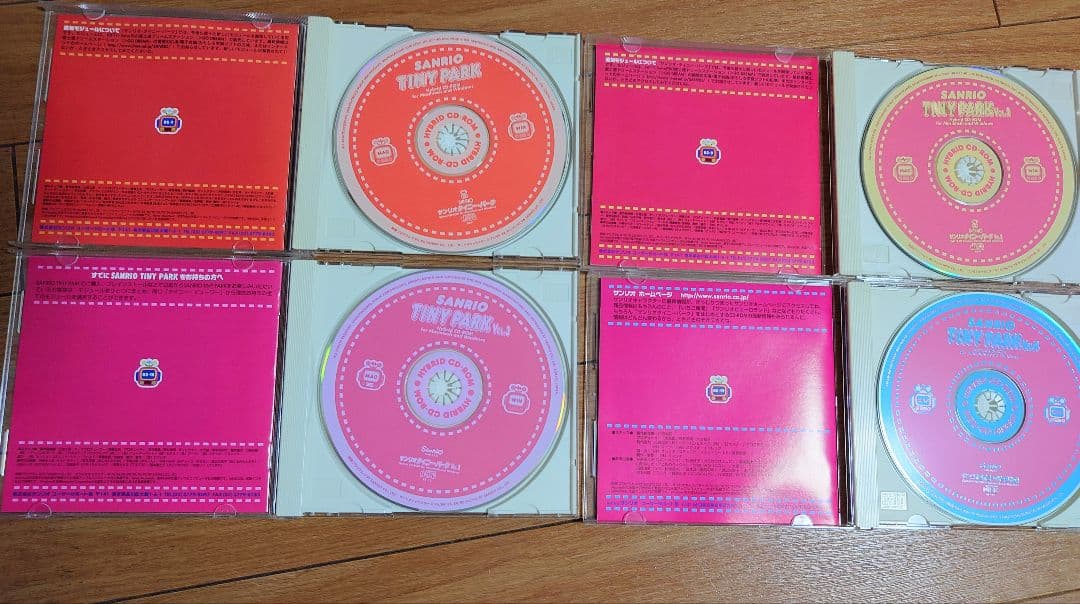 TINY PARK Vol.1-4 CD-ROM　サンリオ　タイニーパーク4種