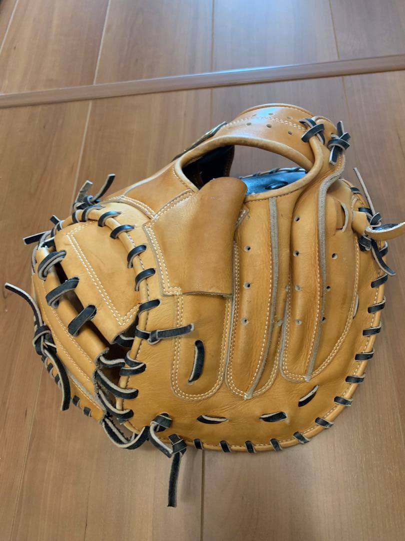 ZETT 硬式グローブ ベージュ　キャッチャーミット　ネオステイタス
