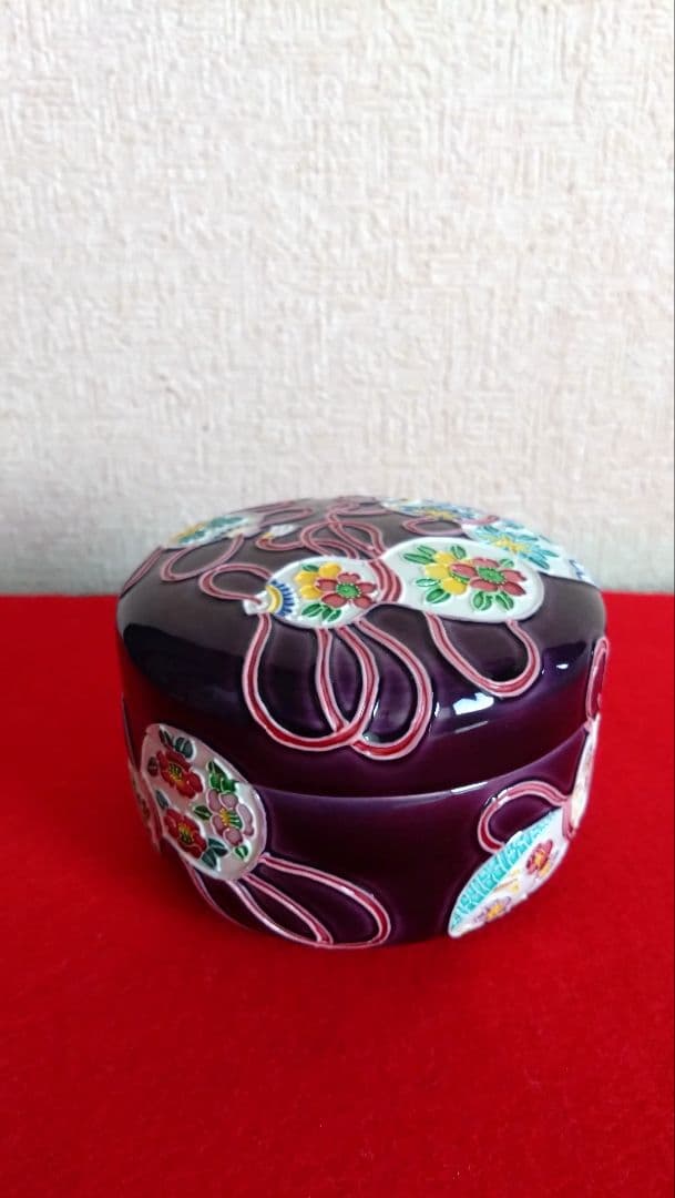 伊藤南山　昇峰　京焼　清水焼　交趾　イッチン　蓋物　無病　六瓢