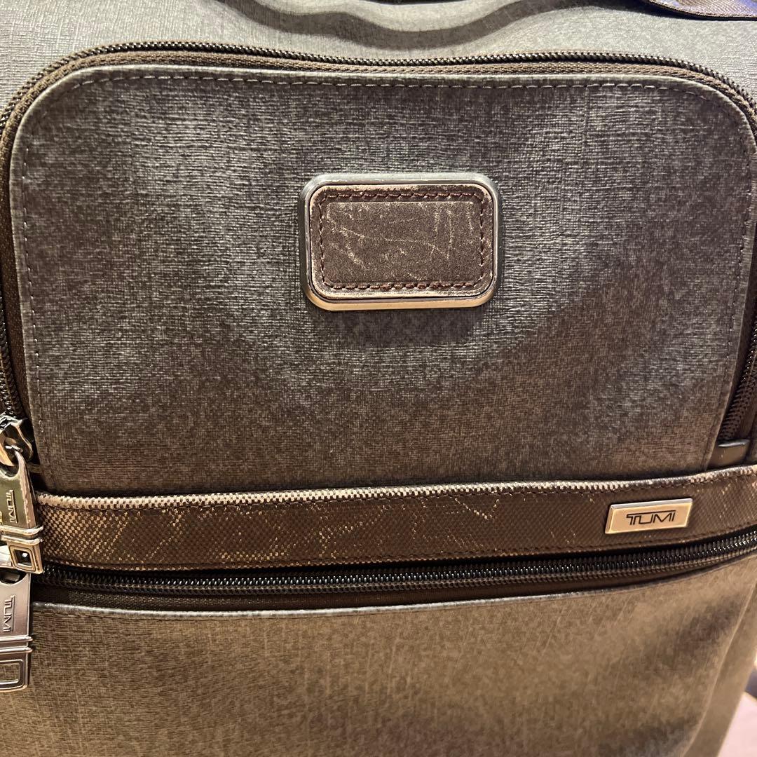 TUMI Alpha2 T-Pass バックパック アールグレー×ブラウン