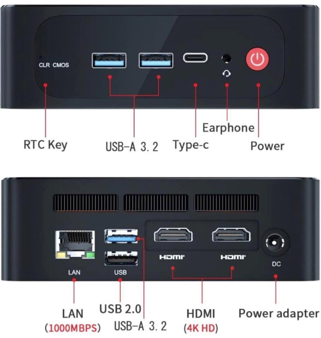ミニPC Beelink Ser5 Mini Pc Ryzen 5 5500U