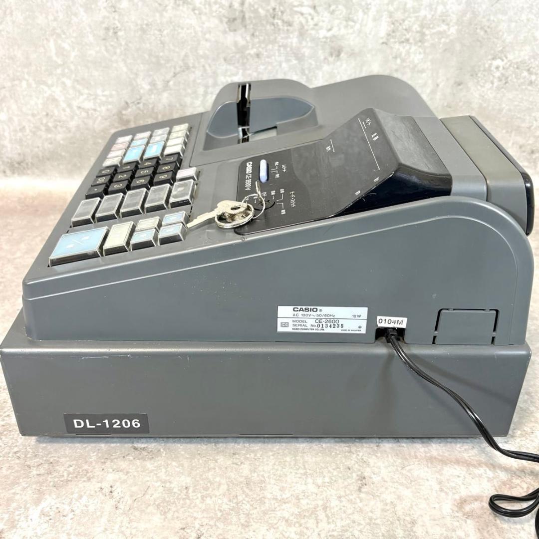 CASIO カシオ レジスター CE-2600-V 店舗用品