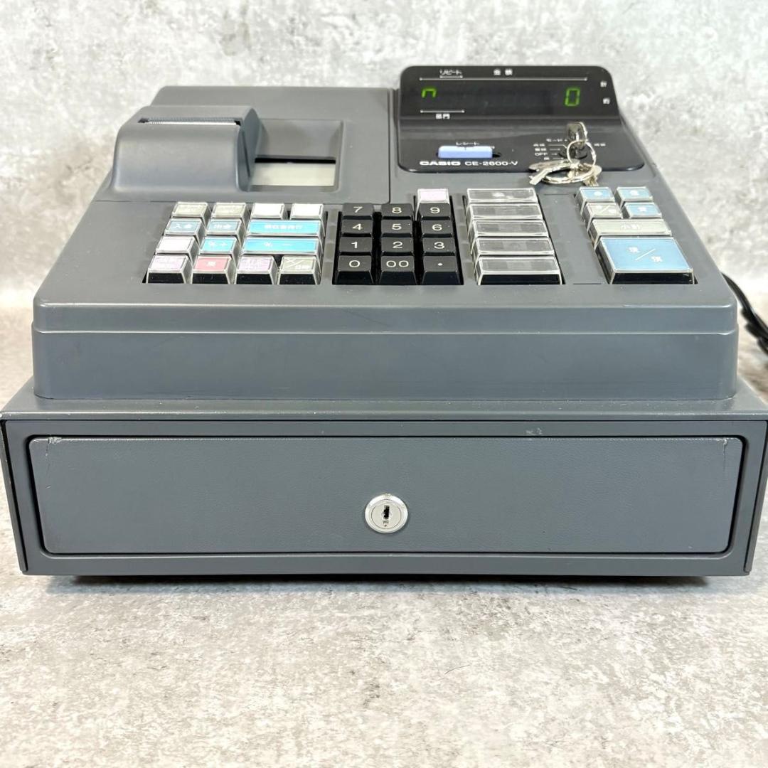 CASIO カシオ レジスター CE-2600-V 店舗用品