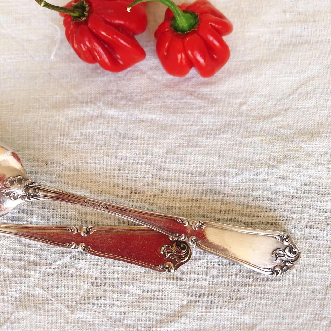 専用フランスアンティーク　箱付スプーン　12本セット　フランスアンティーク