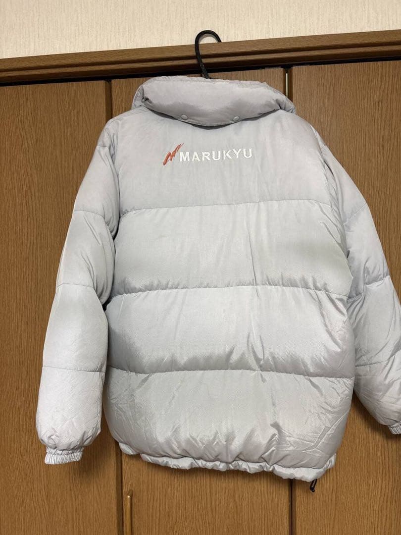 MARUYTU ダウンフィッシングスーツ 上下セット シルバー