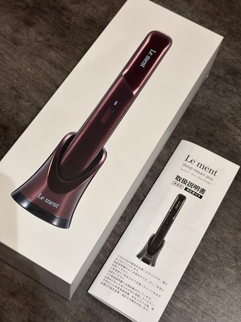 Le ment（ルメント）超音波浸透ヘアケア機器 ディープリペアプロ