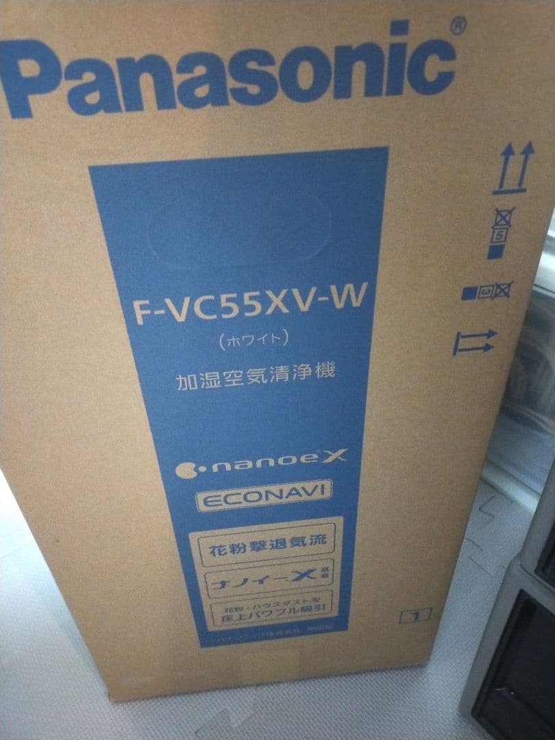 Panasonic nanoe 空気清浄機　F-VC55XVW パナソニック