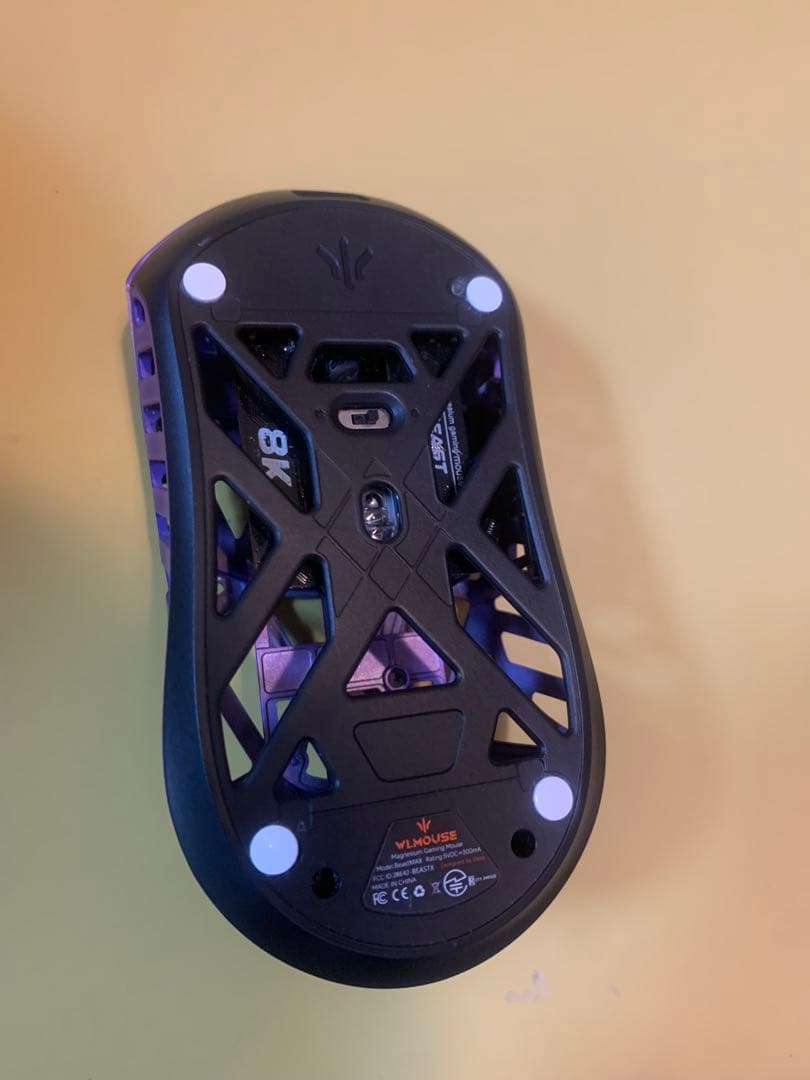 マウス・トラックボール WLmouse BeastX max purple 8k