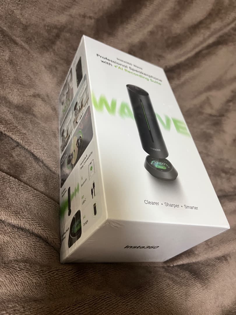 Insta360 Wave グラファイト・ブラック – AIスピーカーフォン