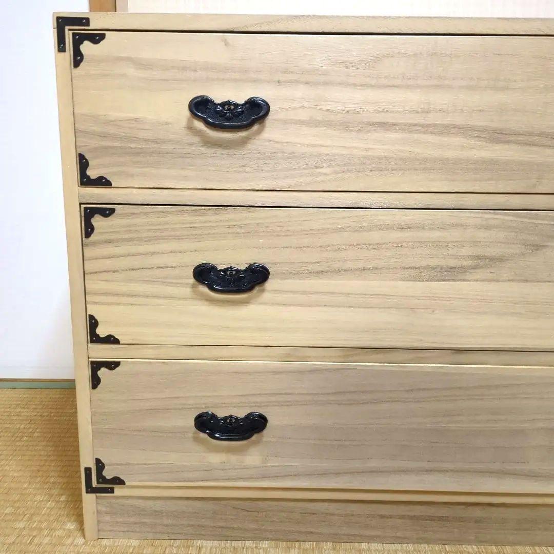 箪笥　三段　着物箪笥　着物タンス　洋服タンス　三段箪笥　桐箪笥　チェスト