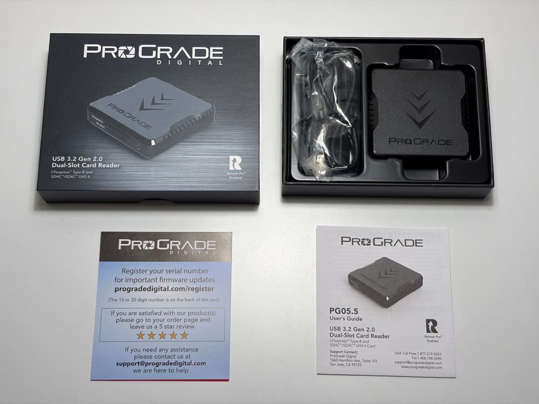 CFexpress Type B / SD ダブルスロットカードリーダー