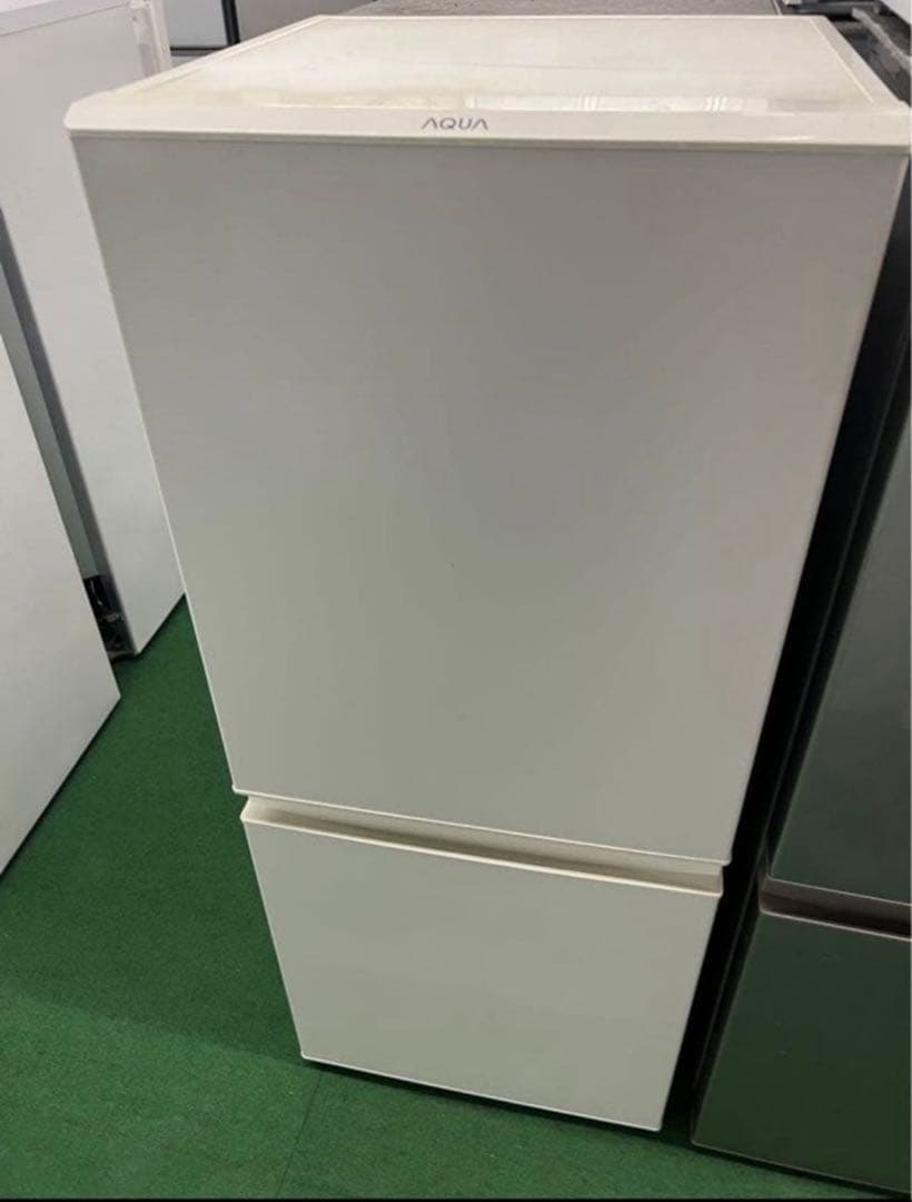 2019年製 126L AQUA 2ドア冷蔵庫 AQR-E13J (W)