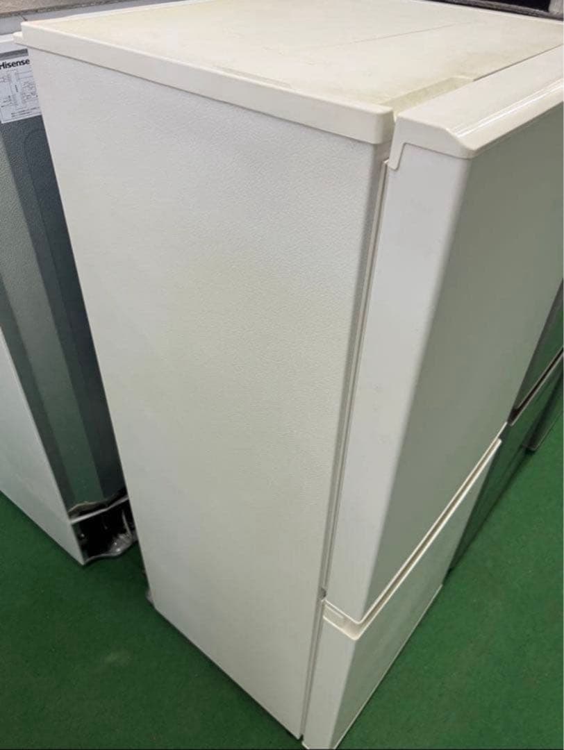 2019年製 126L AQUA 2ドア冷蔵庫 AQR-E13J (W)