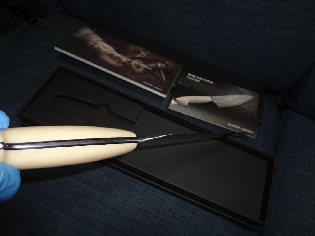 希少終売　　ボブクレーマー　三徳包丁　２０ｃｍ　キュミュラス USED