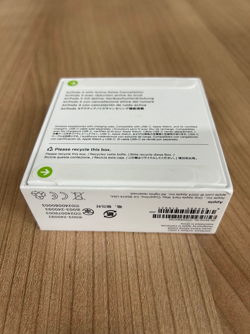 新品未開封　AirPods4 アクティブノイズキャンセリング