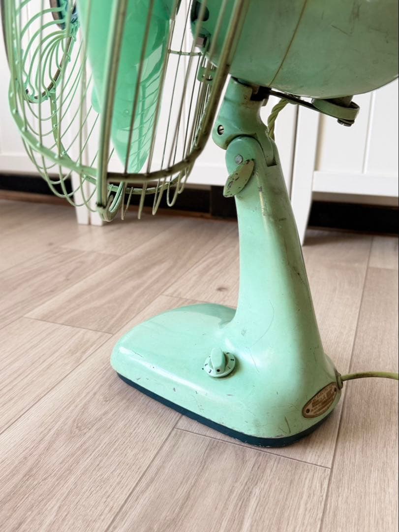 MITSUBISHI 三菱扇風機　３枚羽　動作確認済　ビンテージ　DM-12HC