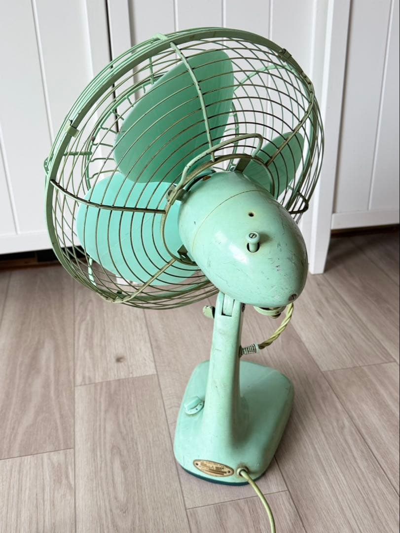 MITSUBISHI 三菱扇風機　３枚羽　動作確認済　ビンテージ　DM-12HC