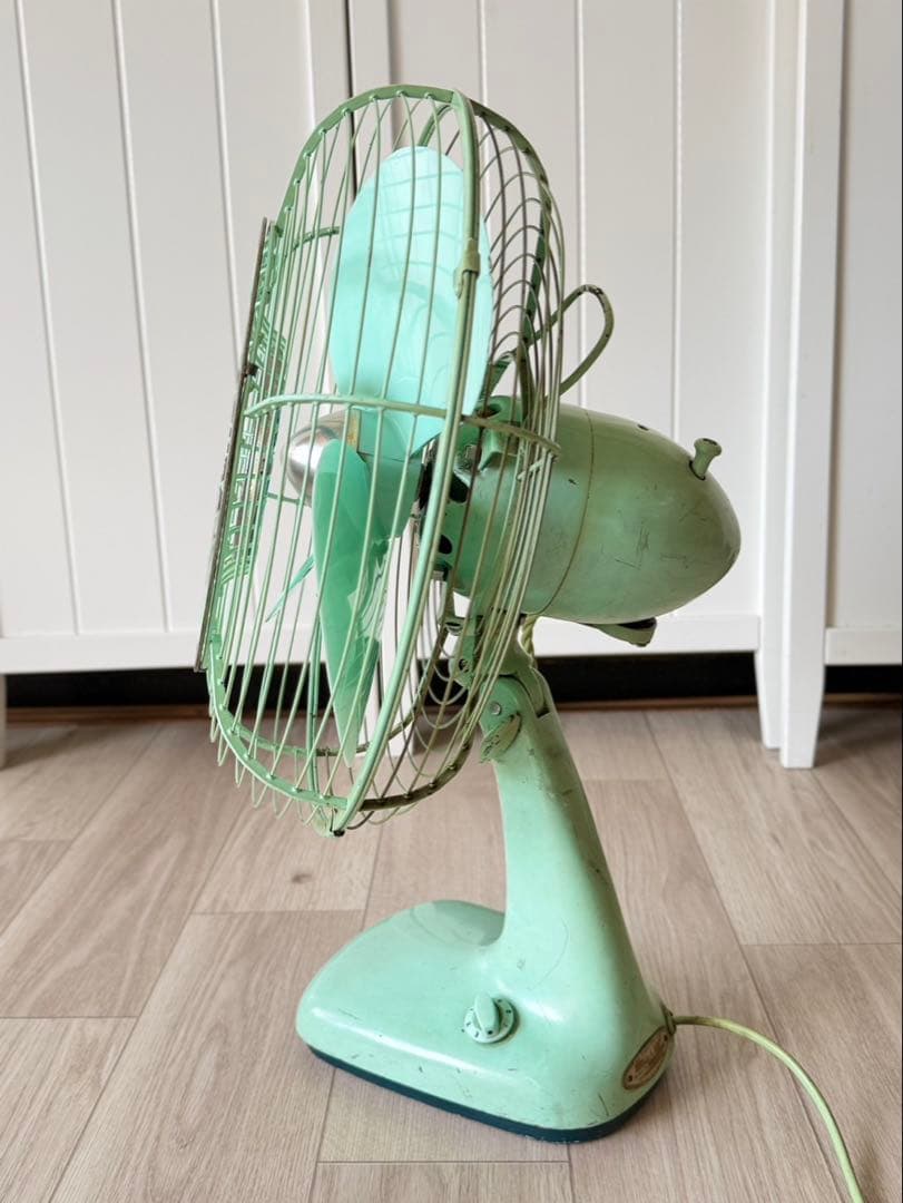 MITSUBISHI 三菱扇風機　３枚羽　動作確認済　ビンテージ　DM-12HC