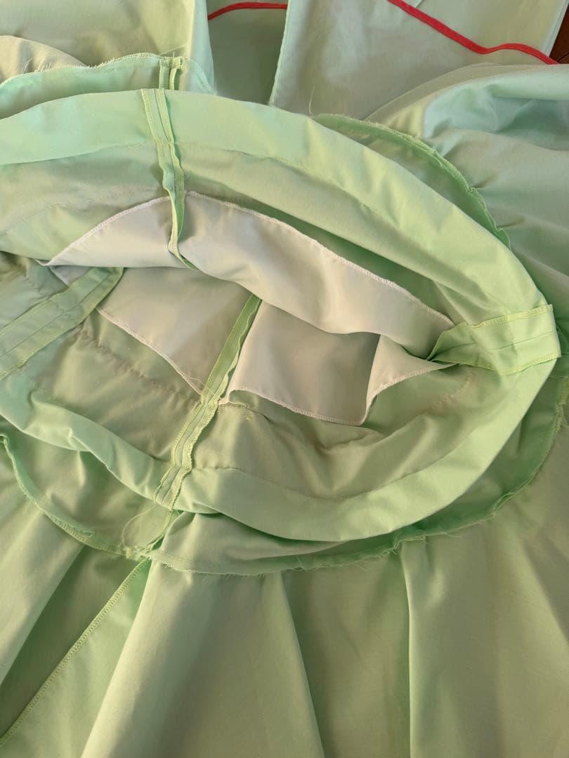 【フラメンコ衣装】再値下げ♪MOLINAフラメンコドレス４段フリル七分袖