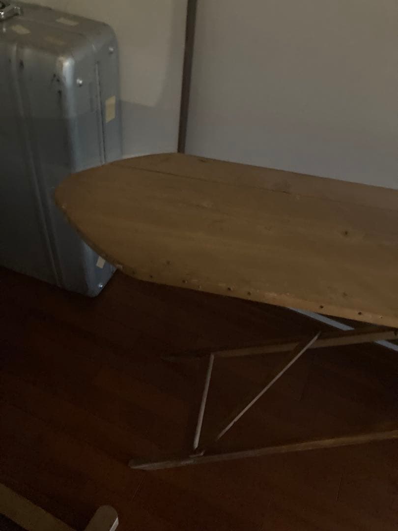 ビンテージ　木製折りたたみアイロン台