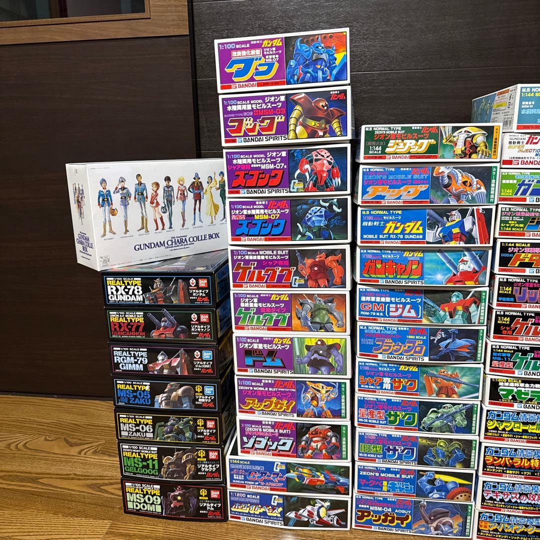 機動戦士ガンダム　旧キット　ガンプラ　コンプリート？