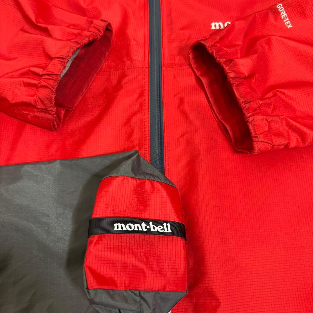 mont-bell ゴアテックス ストームクルーザー L-W 赤 1128615