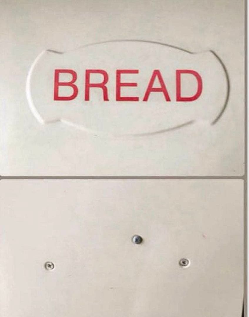 アメリカン雑貨(訳あり)カントリー ホーローBREAD&CAKESケース