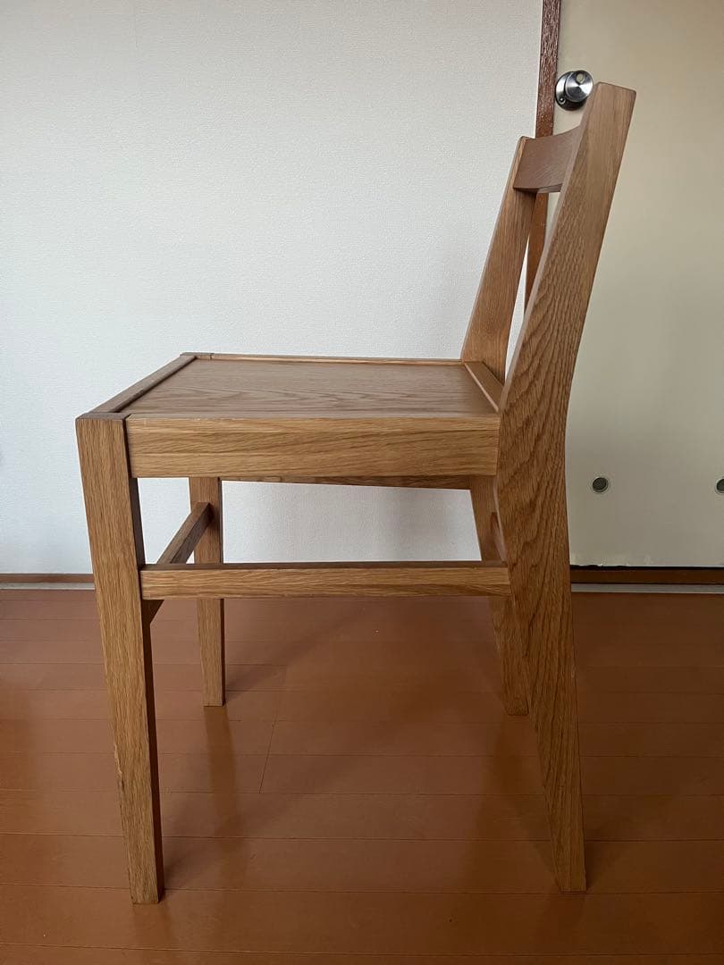 無印良品　木製チェア　オーク材