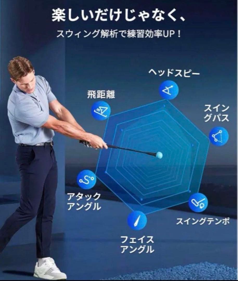 【未使用】Phigolf ファイゴルフ ゴルフ練習　パーリーゲイツ　スイング