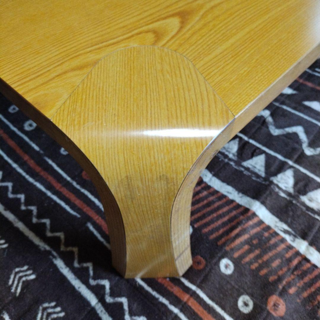 岩手　引き取り 天童木工 Tendo 座卓 乾三郎 ケヤキ 欅板目 ローテーブル