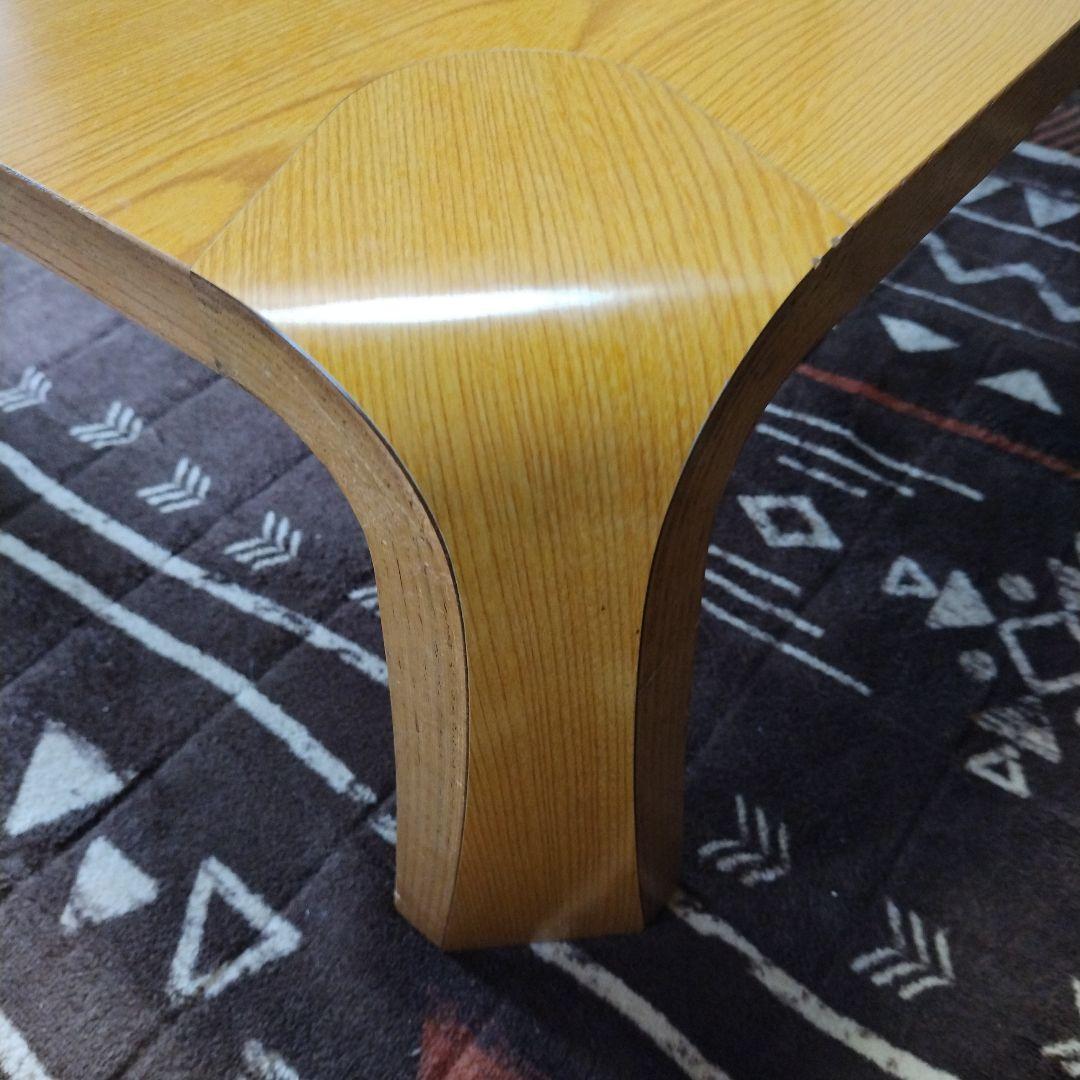岩手　引き取り 天童木工 Tendo 座卓 乾三郎 ケヤキ 欅板目 ローテーブル