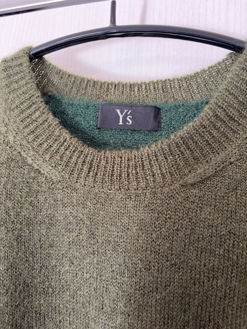 Y's モヘア　ニット　グリーン　yohji yamamoto