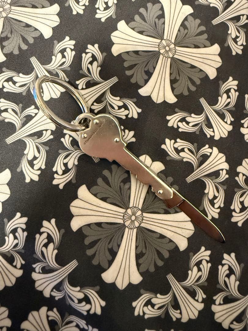 小物 supreme Tiffany Heart Knife KeyRing