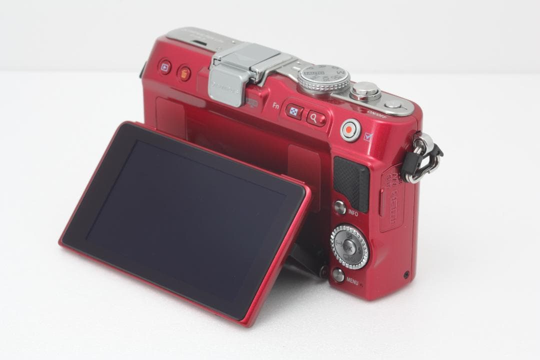 オリンパス OLYMPUS PEN E-PL3 ボディ レッド #350c