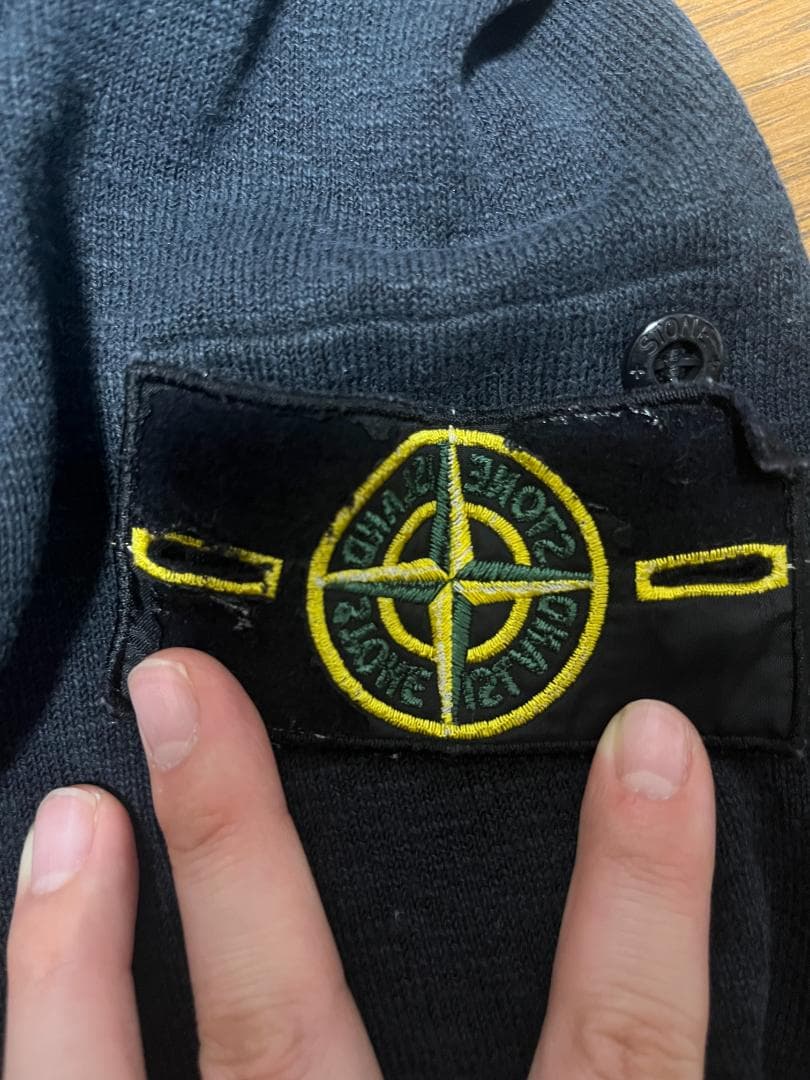 【正規品・XL】STONE  コットンニット ダークネイビー