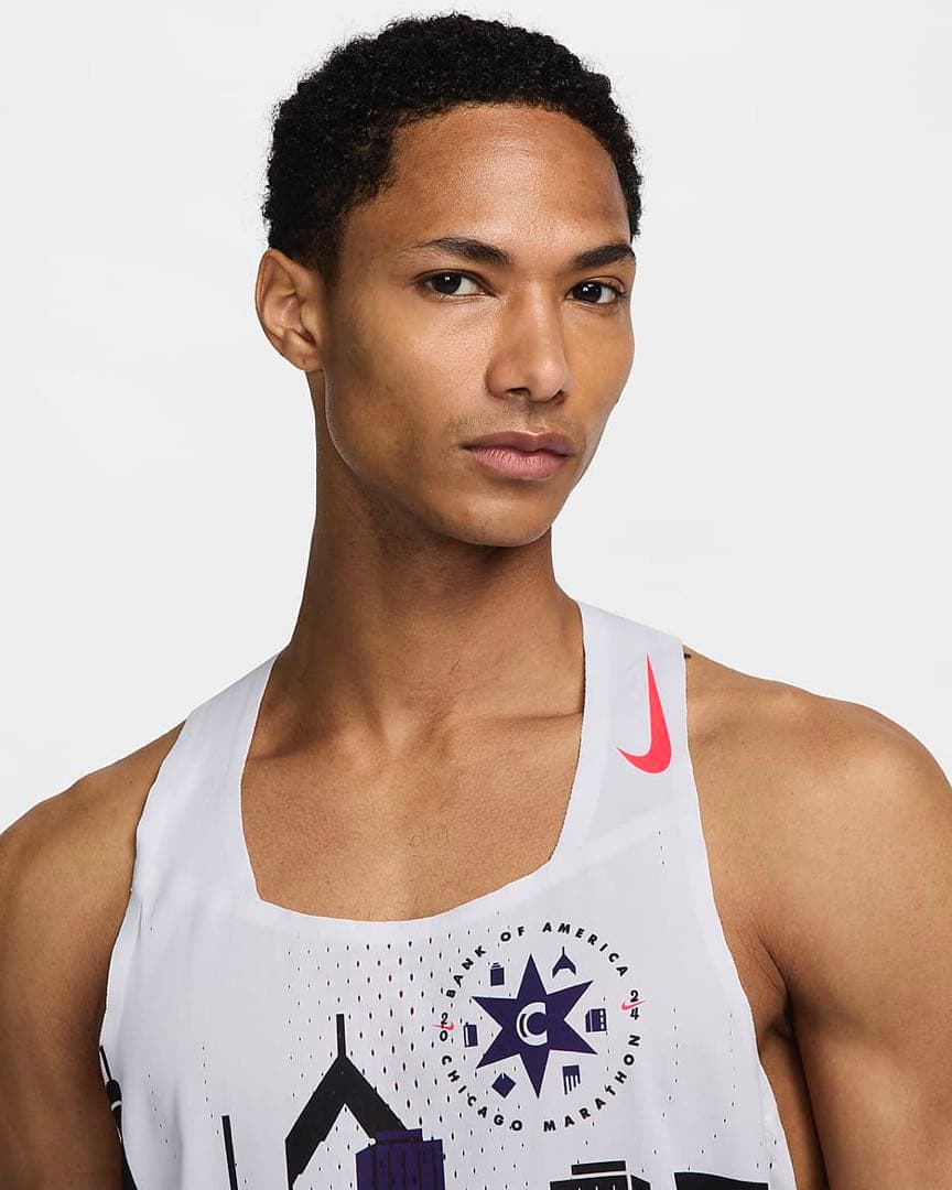 新品未使用 NIKEシングレット シカゴマラソン限定 　US M サイズ