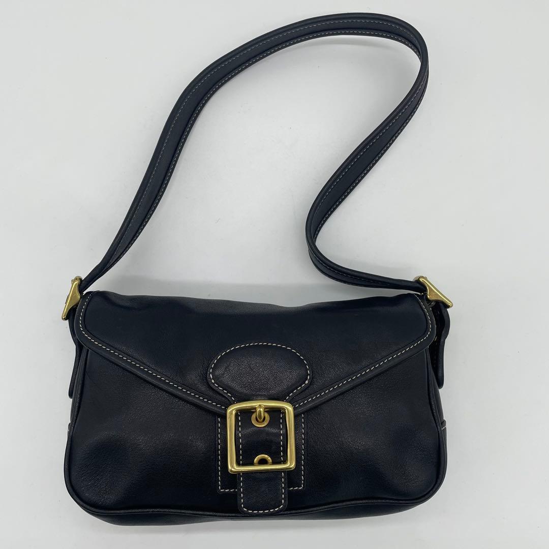 【極美品】コーチ　ワンショルダーバッグ　ソーホー　レザー　パンプトン　ブラック