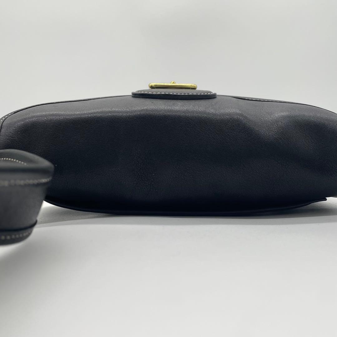 【極美品】コーチ　ワンショルダーバッグ　ソーホー　レザー　パンプトン　ブラック
