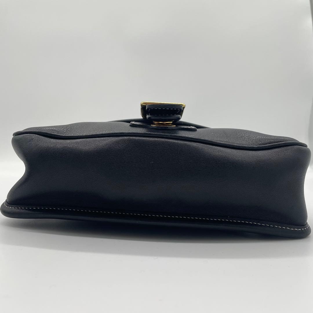 【極美品】コーチ　ワンショルダーバッグ　ソーホー　レザー　パンプトン　ブラック