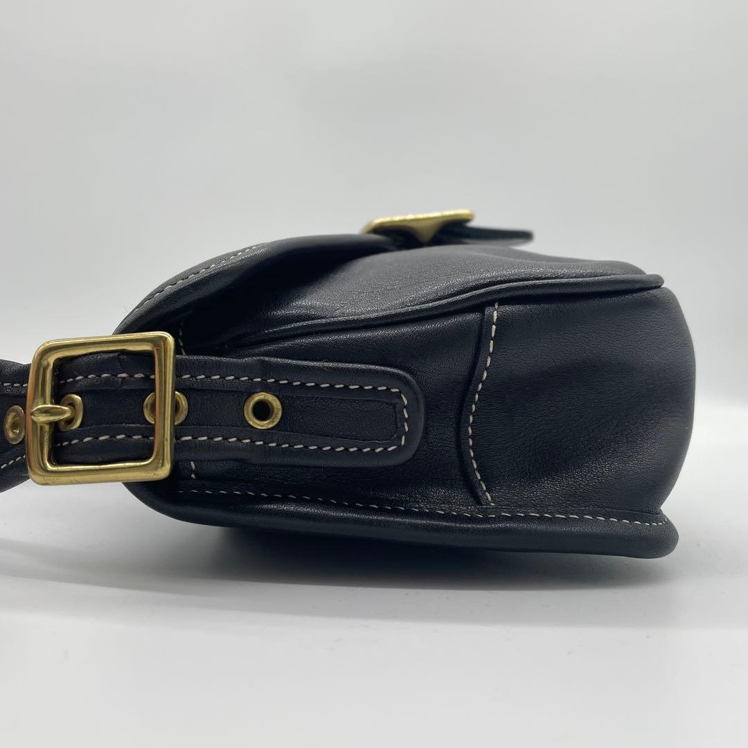 【極美品】コーチ　ワンショルダーバッグ　ソーホー　レザー　パンプトン　ブラック