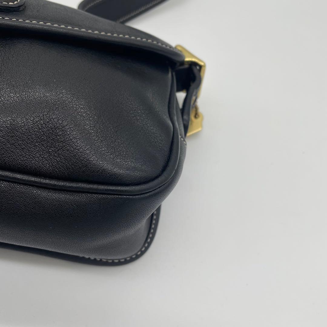 【極美品】コーチ　ワンショルダーバッグ　ソーホー　レザー　パンプトン　ブラック