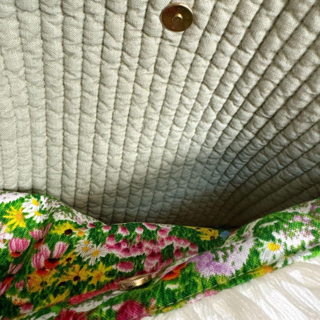 あ*き様 コヤンイサムチョン♡bigるみちゃんヌビ×インド刺繍の春色トートバッグ