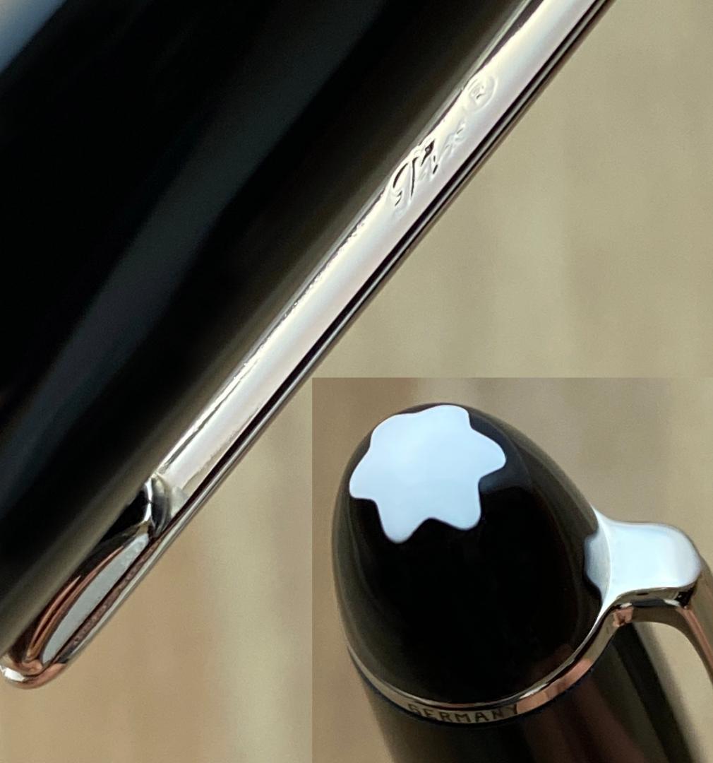 未使用に近い モンブラン ル・グラン プラチナP146 万年筆 14K 保証書付