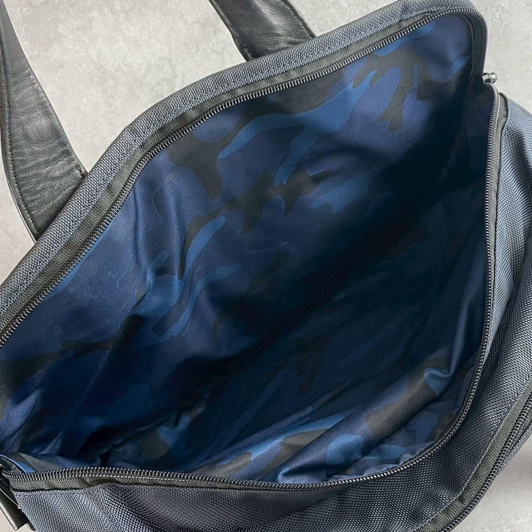 トゥミ×ソフネット別注 アルファ2 2way ビジネスバッグ ブリーフケース 紺