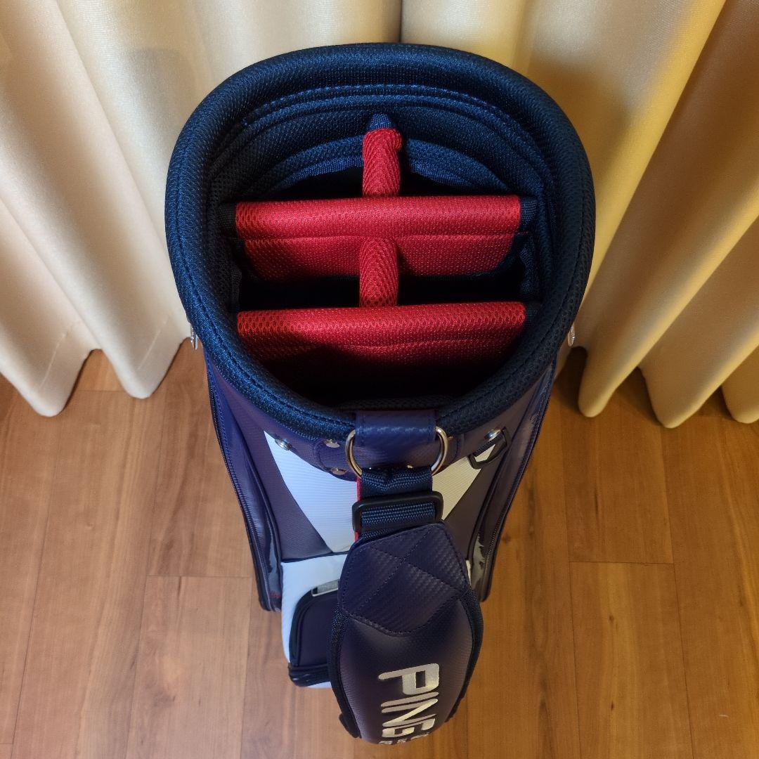 【新品】PING キャディバッグ CB-U2505 ネイビー