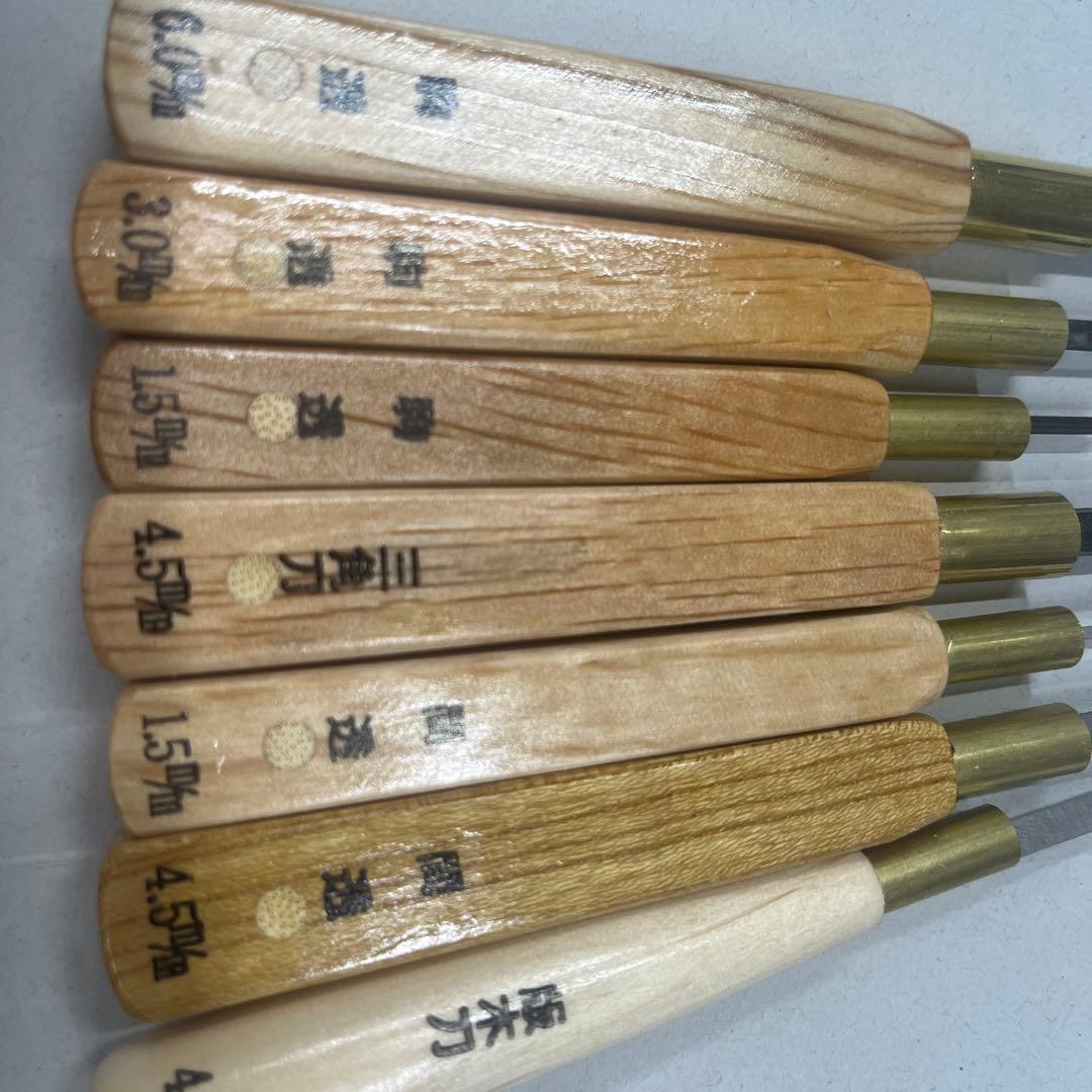 研綱　版画刀　7本　最終値下げ