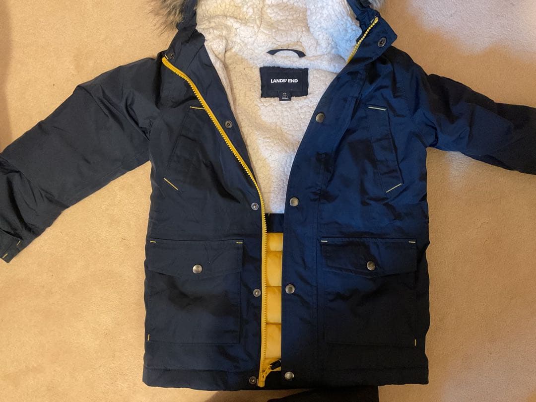 LAND'S END スノーウェア　上下セット　防水　5才　6才　110 120