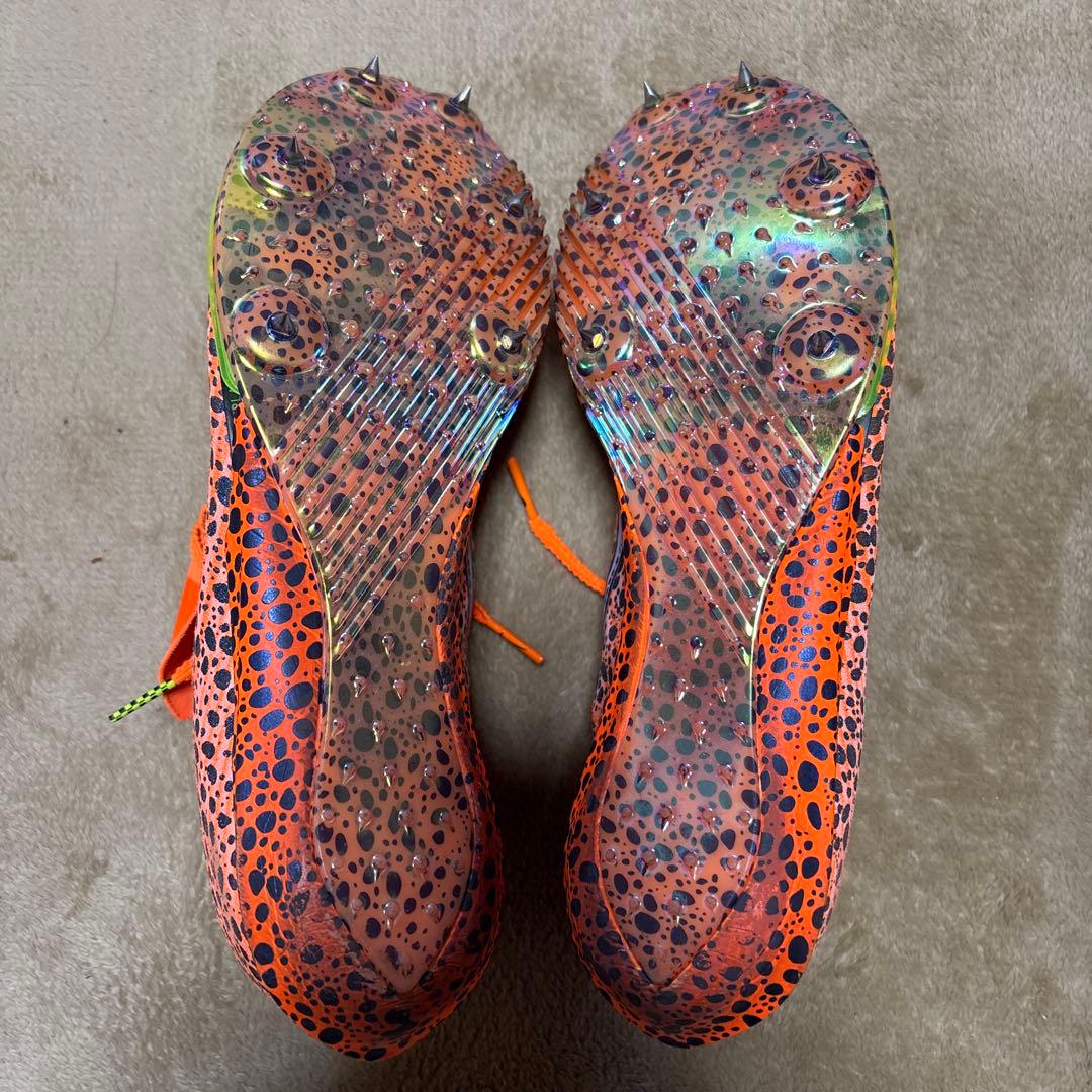 Nike スパイクシューズ オレンジ/青