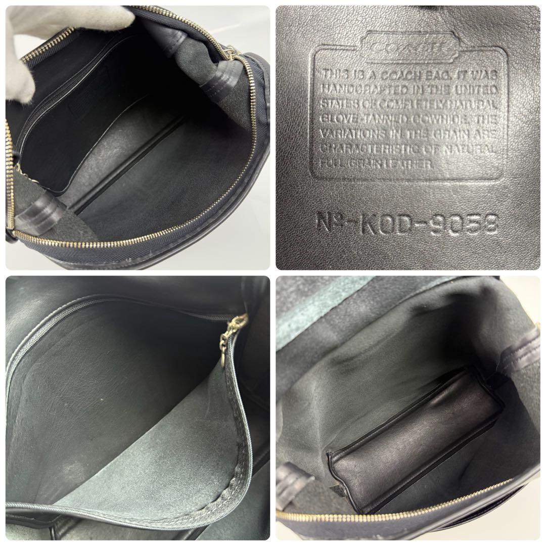 オールドコーチ エルゴ ワンショルダーバッグ レザー 黒 9058 y2k